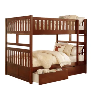 November (4) Full/Full Bunk Bed with Storage Boxes