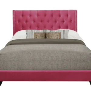 Thorne KING BED W/PINK FABRIC