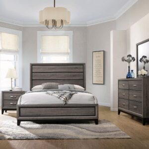 Brantley 4-piece Queen Bedroom Set Grey OakGrey Oak
