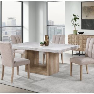 Ylime Natural DINING TABLE + 4 DINING CHAIRS