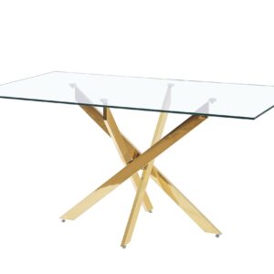 Bruno Gold Dining Table